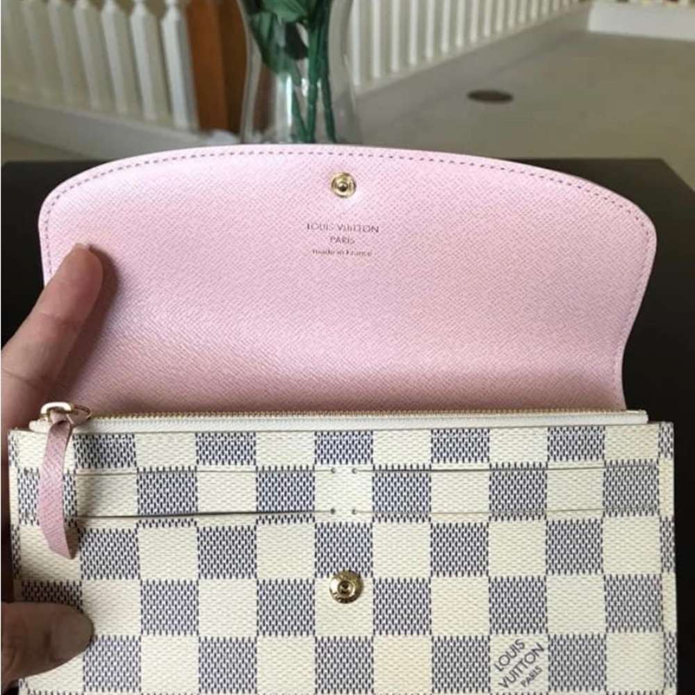 🌸💯Authentic LOuis Vuitton Girolata Bag & Emilie Wallet Bundle in Damier Azur🌸 - Picture 10 of 16